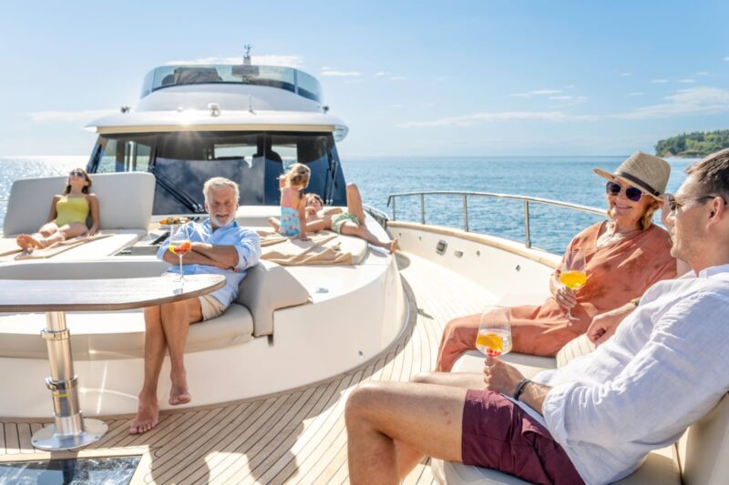 People hanging out on a boat