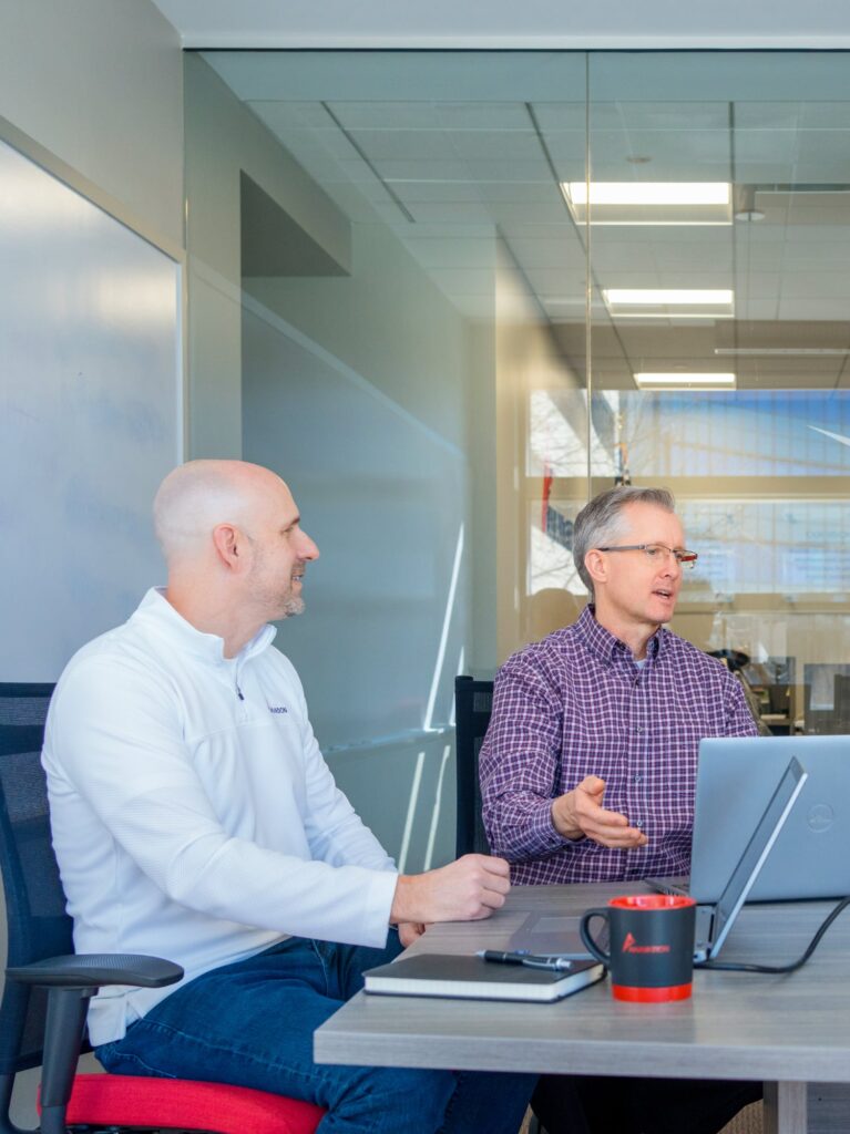 People talking in a meeting